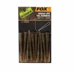 FOX EDGES™ Camo Naked Line Tail Rubbers Sz 10