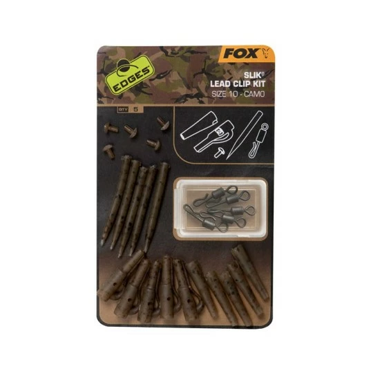FOX EDGES™ Camo Slik Lead Clip Kit Sz 10