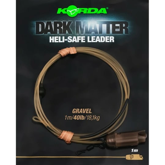KORDA Dark Matter Leader Heli Safe - 40lb - 1m - Afbeelding 2