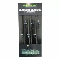 KORDA Leadcore Leader Ring Swivel, 3st.