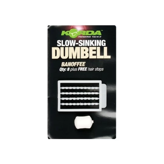 KORDA Slow Sinking Dumbell Banoffee White