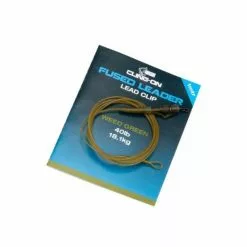 Nash Tackle NASH Cling-On Fused Lead Clip Leader Weed 1m