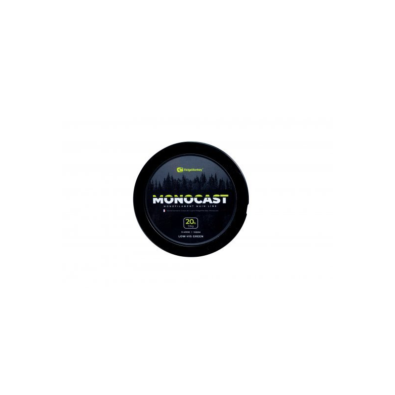 RIDGEMONKEY Monocast Monofilament Main Line / Low-Vis Green - Afbeelding 2