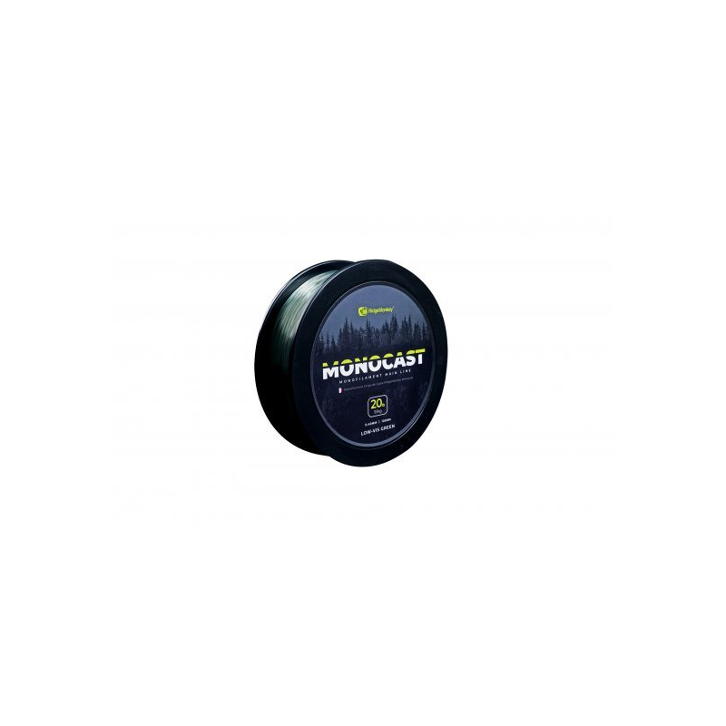 RIDGEMONKEY Monocast Monofilament Main Line / Low-Vis Green