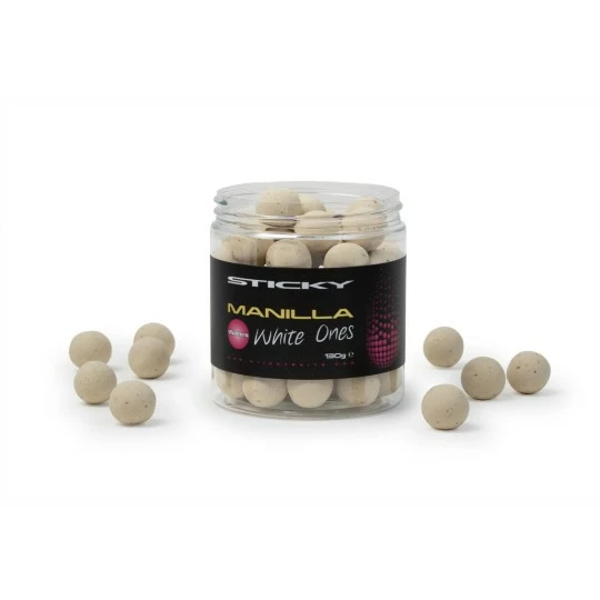 STICKY BAITS Manilla White Ones Wafters 16mm - Afbeelding 2